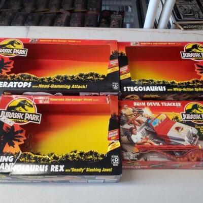 #4114 â€¢ Vintage Jurassic Park Toy Boxes