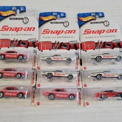 #5584 â€¢ New! 9 Snap-On Special Edition Hot Wheels