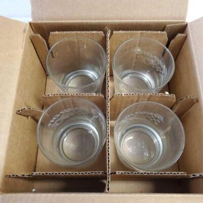 #5608 â€¢ 4 Snap-On Racing Glasses in Original Box