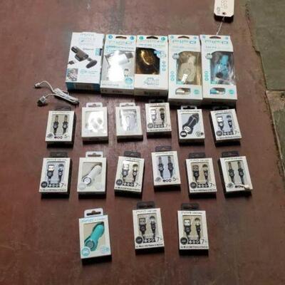 6558 â€¢ Aux Cords, Cigarette Chargers, Micro USB Chargers