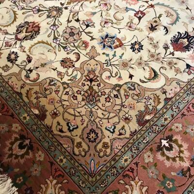 SOLD - - - Persian Rug, recently professionally cleaned, 79â€ wide x 119â€ long