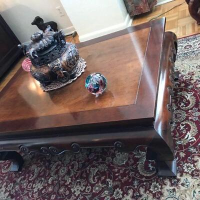 Baker Furniture Collector's Edition Chinoiserie Coffee Table. Measures 40 x 28â€. Asian style. 	