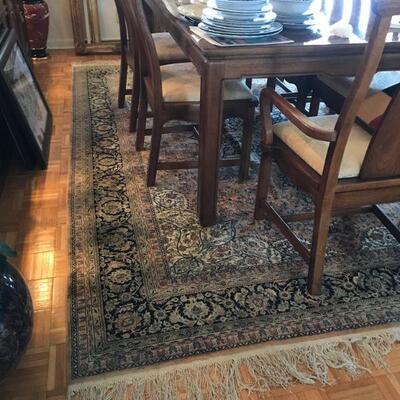 SOLD - - - Large Persian rug measures 86 x 124â€. 