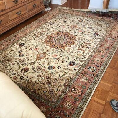 Persian Rug, recently professionally cleaned, 79â€ wide x 119â€ long	