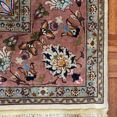 SOLD - - - Persian Rug, recently professionally cleaned, 79â€ wide x 119â€ long