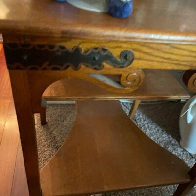 Retro Ebonized table 