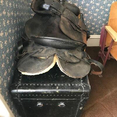 100 year old saddle believed to have been used by a Texas Ranger