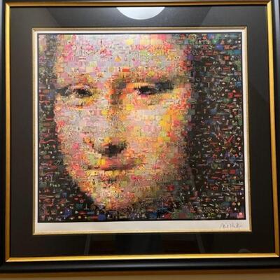 Mona lisa  Lithograph