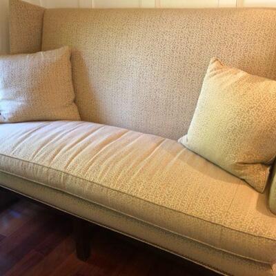 Settee Hickory Chair Custom fabric