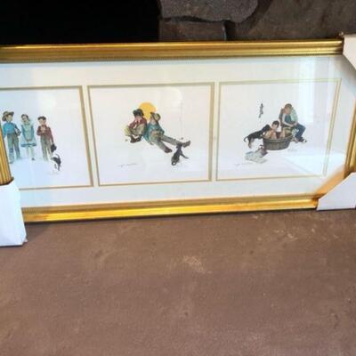 Normal Rockwell signed Lithos