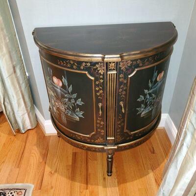 demi lune cabinet