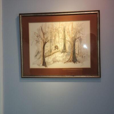 forest painting
