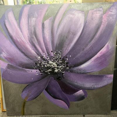 Large Purple Wall Art