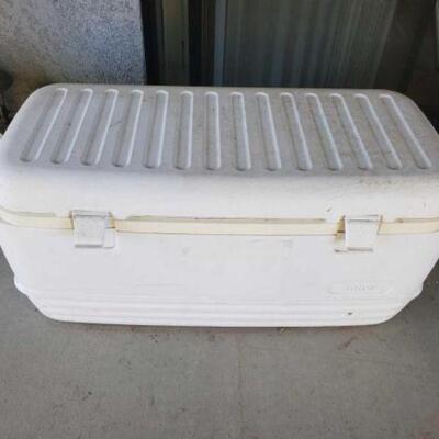 #1954 â€¢ 2 Igloo Coolers Measurements Range Approx 37"x17"x17"-23"x14"x17". 
