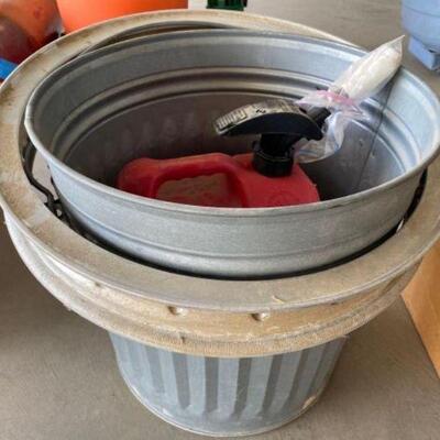 #2040 â€¢ Gas Can, Metal Bin, And Borrani Shoulder Rim