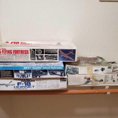 #1506 â€¢ Record Vinyls Includes B-17G Boeing Flying Fortress, AH-64 "Apache" Attack Helicopter, F-18 Hornet and More. 