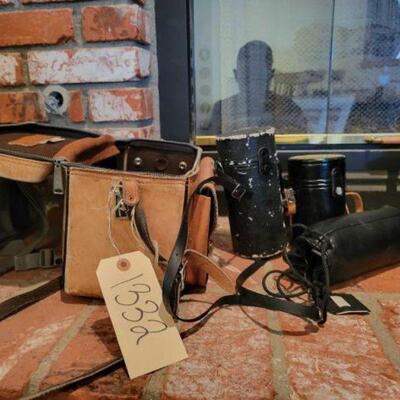 #1330 â€¢ Nikon Camera, Lens Attachment, And Camera Case