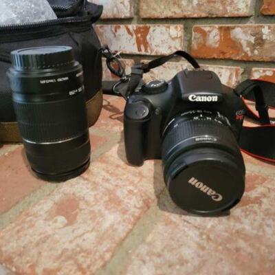 #1328 â€¢ Canon Rebel T3 Camera With Lens