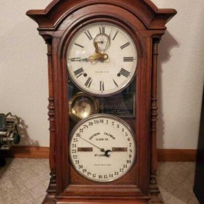 #1428 â€¢ Vintage Southern Calander Clock Co.