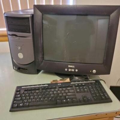 #1628 â€¢ Dell Computer, Monitor, Keyboard and Mouse