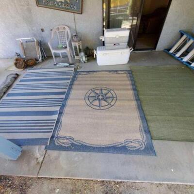 #1951 â€¢ 4 Rugs Measurements Include 7'x5'-7'5"-5'.