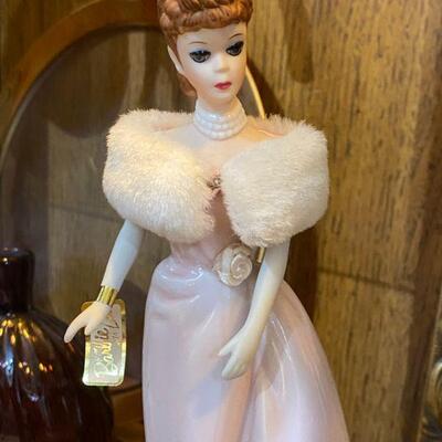 1993 Enesco Barbie Glass Figurine, Music
