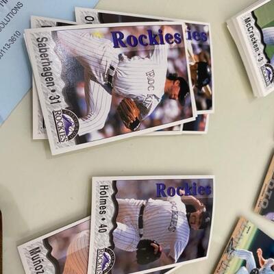 Baseball cards