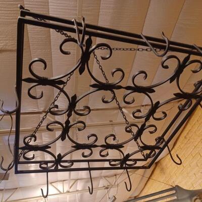 Pot rack $50 mentioned. Org
