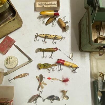 Vintage fishing lures