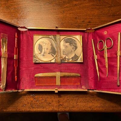 antique manicure set