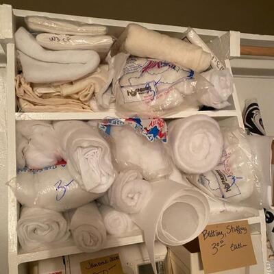 Cotton batting and quilting pads
