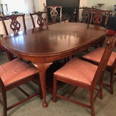 dining table $495
66 X 43 X 29
2 leaves @ 20" each