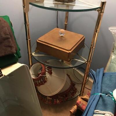 glass and metal shelf $85
17 X 28"