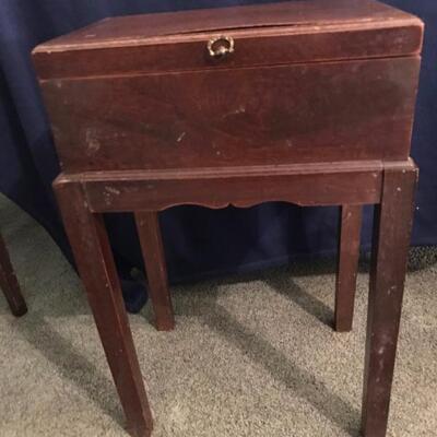 Box on legs $65
13 X 9 1/2 X 20 !/2"