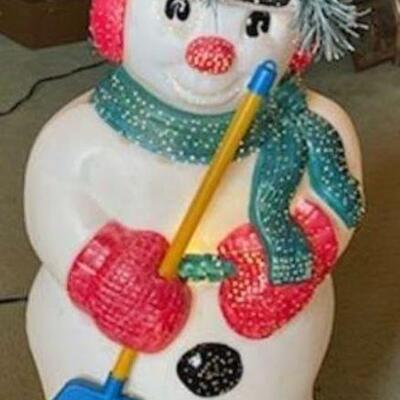 Fiber Optic Snowman