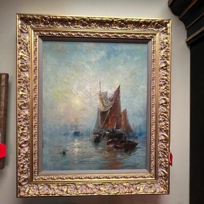 Sailboat fine art painting
