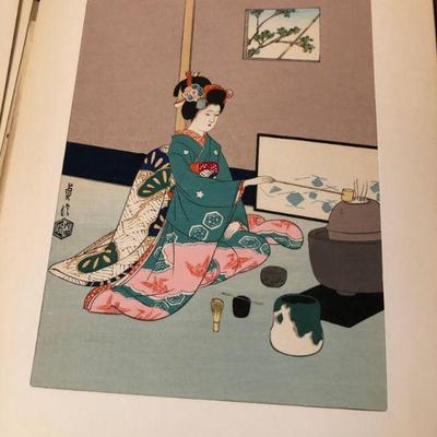 Japanese Geisha Print