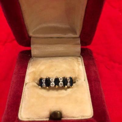 Sapphire & diamond ring
