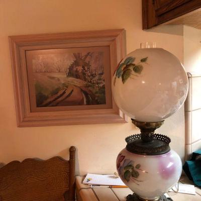 hurricane lamp
