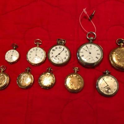 Variety of Pocket Watches
