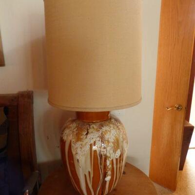 Huge Art Pottery Lamp
