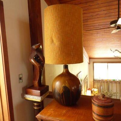Large Ceramic Lamp, Sculpture