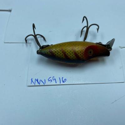 https://www.ebay.com/itm/115541118982	NW5916 Heddon Midget River Runt Spook Lure Vintage
