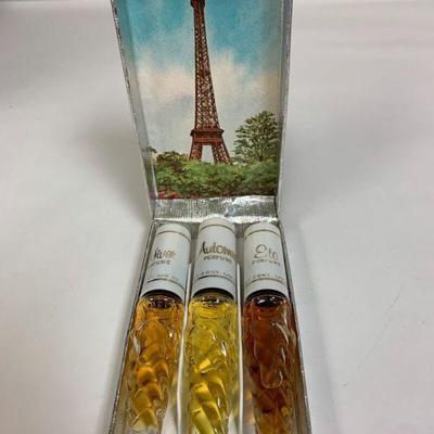 https://www.ebay.com/itm/115530103738	KL4001 Vintage collection of Trois Perfumes Louis D'Or France
