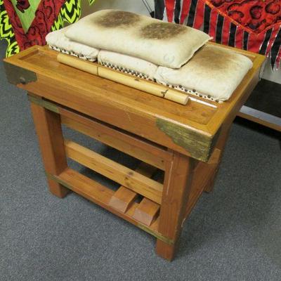 Kwong Wing Lam made Tiger Palm Table