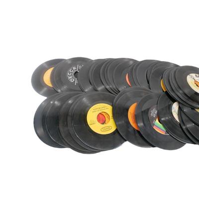 Assorted 45 rpm vinyl records