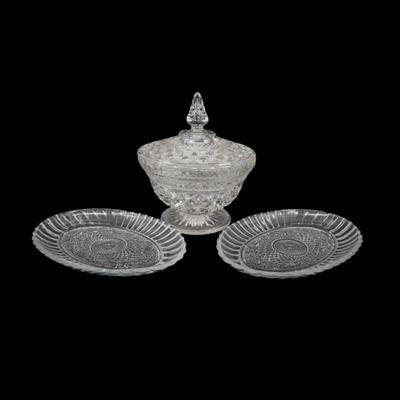 Vintage glass serving ware