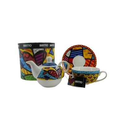 NEW Britto nesting tea set