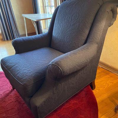 Sherrill blue chair