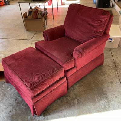 chair and ottoman
